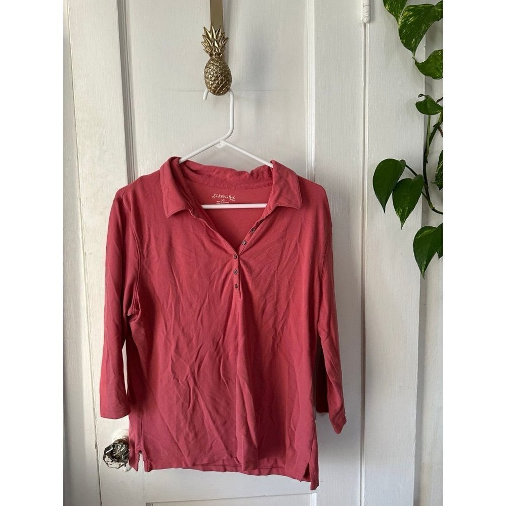 St. John’s Bay Women’s size large pink shirt